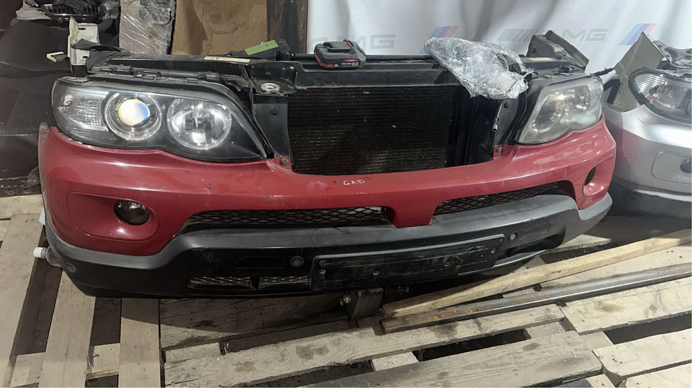 Бмв е53 бампер фары капот носкат