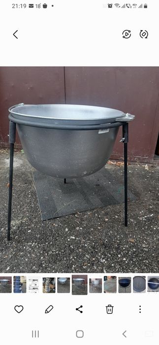 Vând ceaun nou din aluminiu alimentar nou cu capac