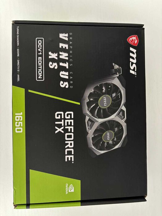 Placă video msi GeForce GTX1650 XS OCV1 (CITIȚI DESCRIEREA)