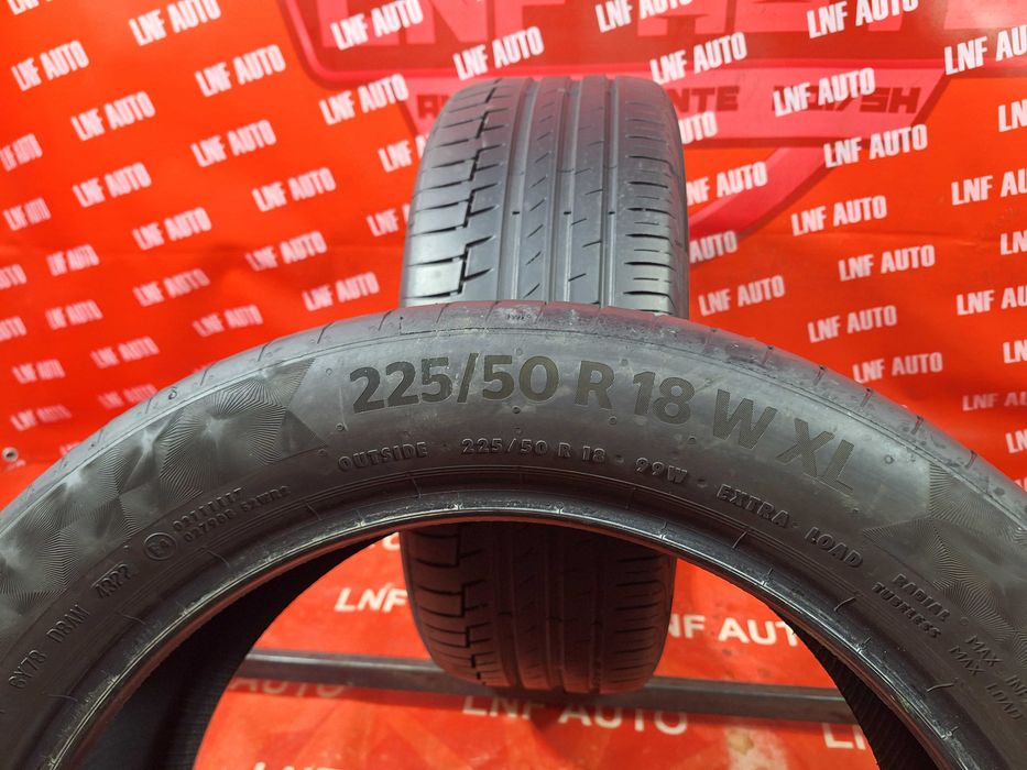 Anvelope de VARA - 225/50/18 - Continental - 5.3 MM - DOT 4522 !