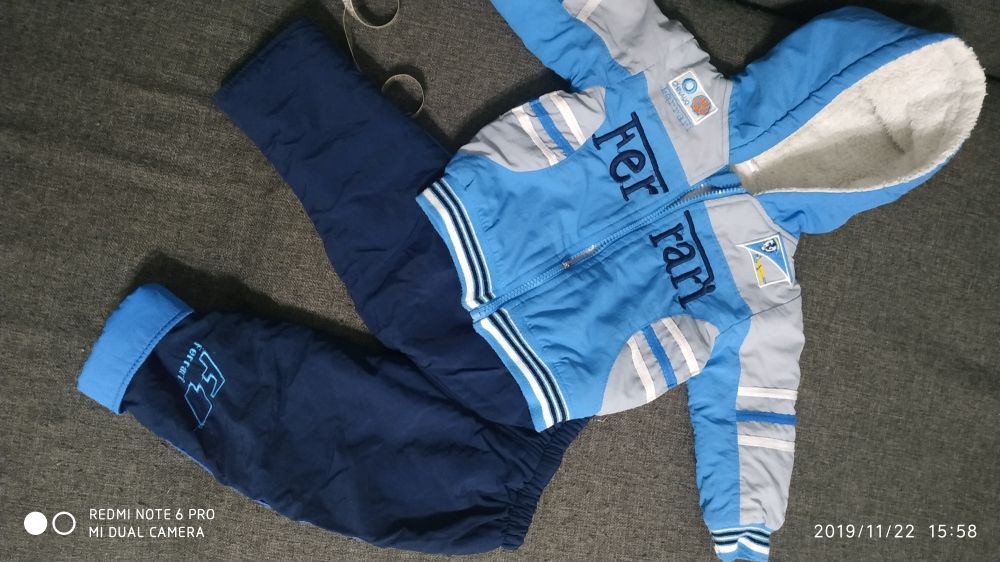 Теплый костюм для мальчика 1,5 - 2,5 лет