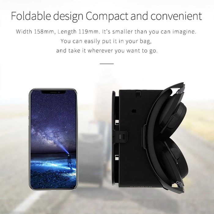 VR очила с вградени слушалки за виртуална реалност