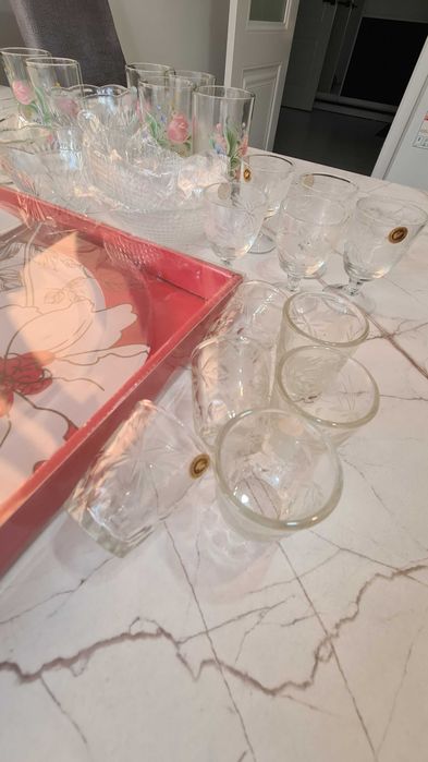 Посуда разная стекло