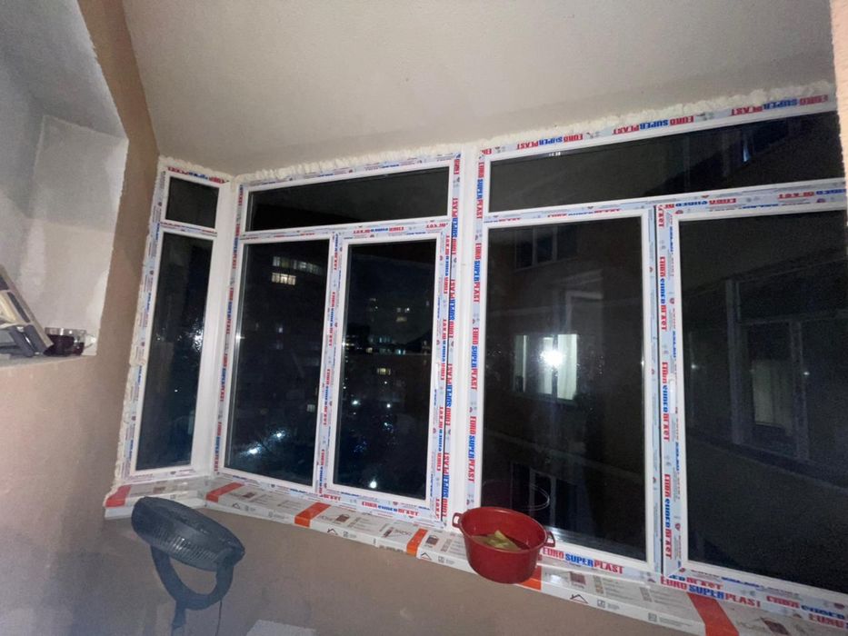 Пластиковые Окна и Алюминиевые окна двери балконы Талгар