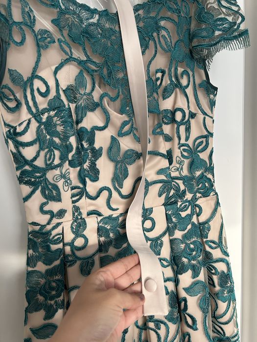 Rochie ocazie verde turcoaz