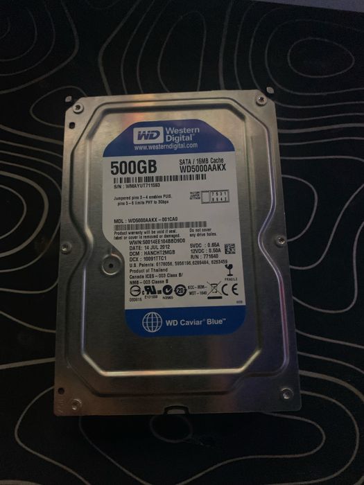 Жесткий диск WD blue