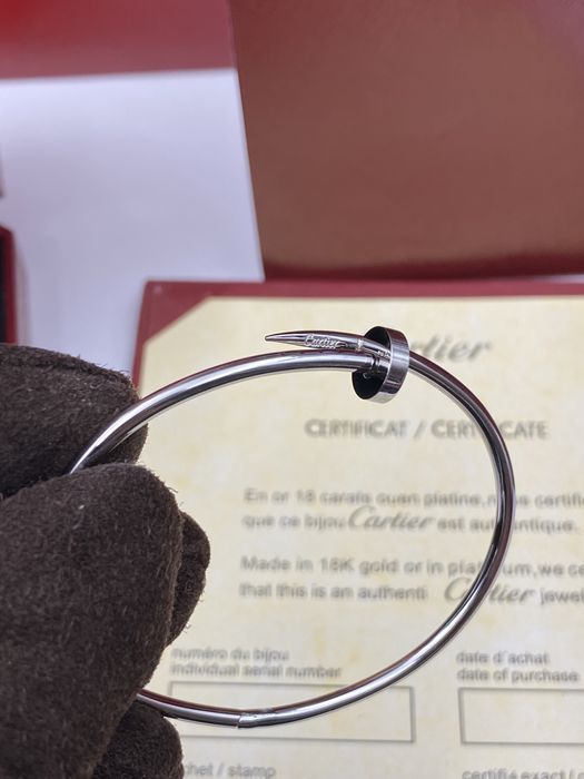 Brățară Cartier Clou 16 White Gold 750 Full Box