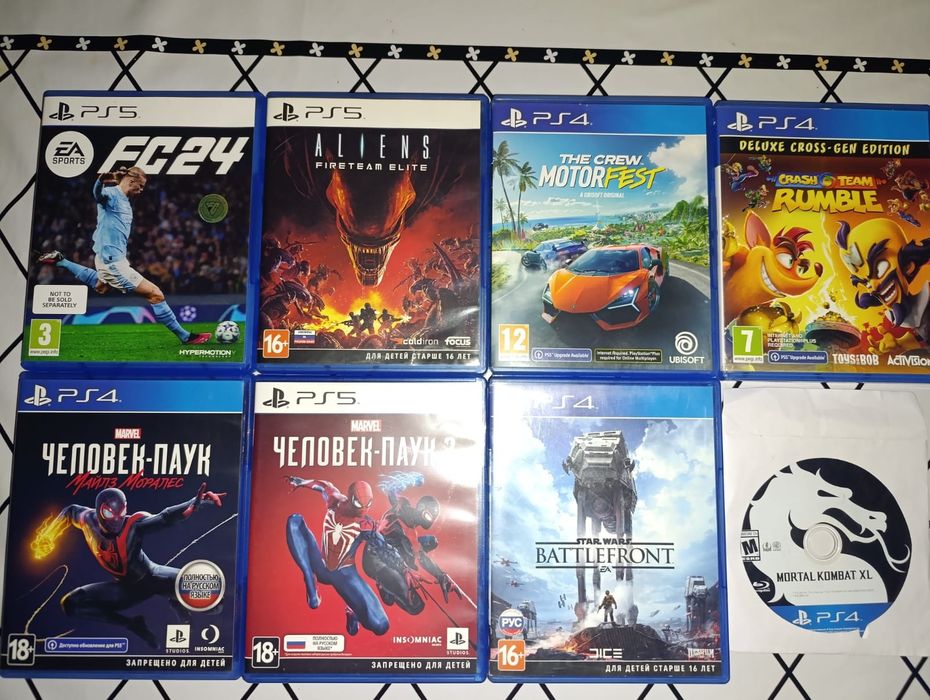 Продаю Игры Пс4 и 5
