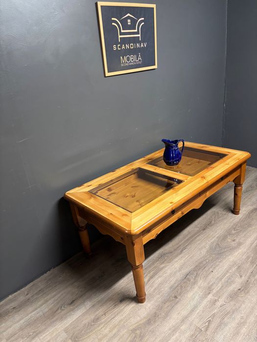 Măsuța cafea lemn masiv rășinoase