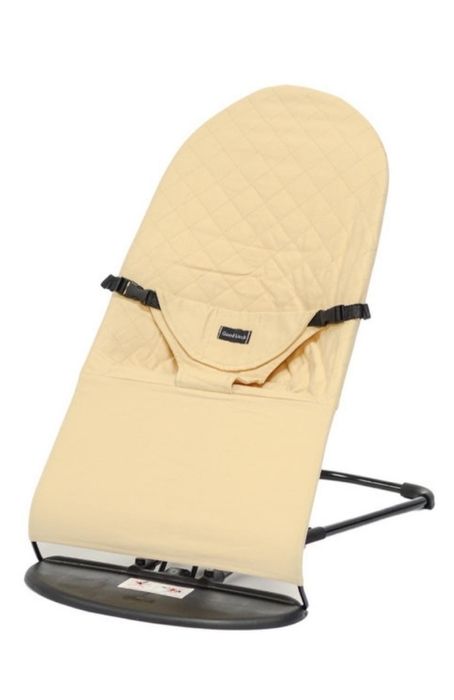 Шезлонг детский бежевый , качалка