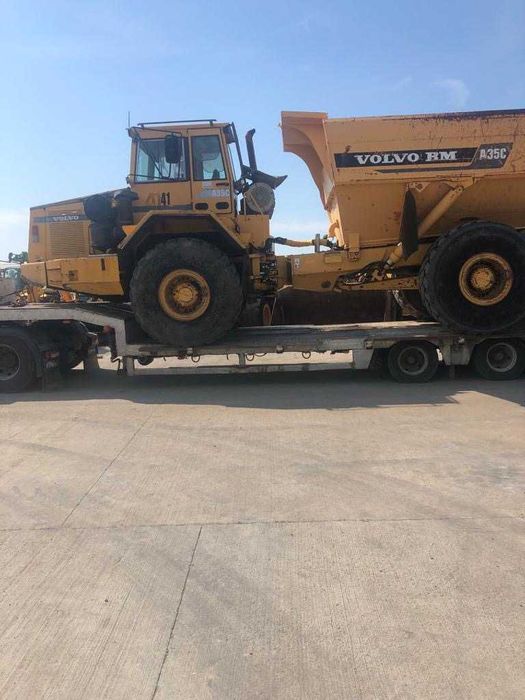 Transport cu trailer agabaritic utilaje, tractoare, combine agricole