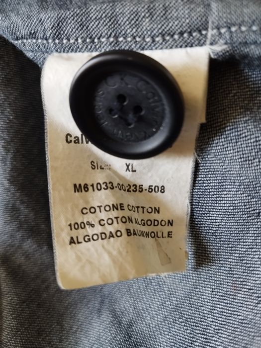 Джинсовая куртка бушлат Calvin Klein