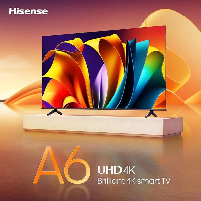 Нов смарт телевизор Hisense - 65A6N, 65'', DLED, 4K, черен