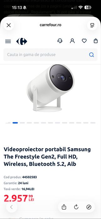 Videoproiector portabil samsung