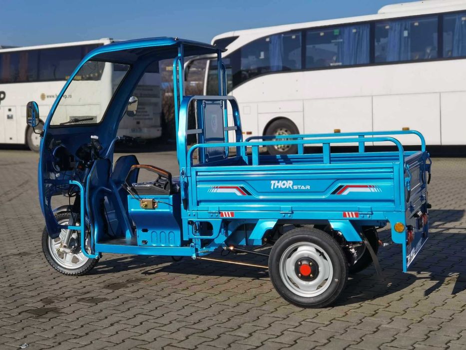 THOR STAR-PLUS albastru triciclu electric cu CIV,FARA PERMIS Agramix