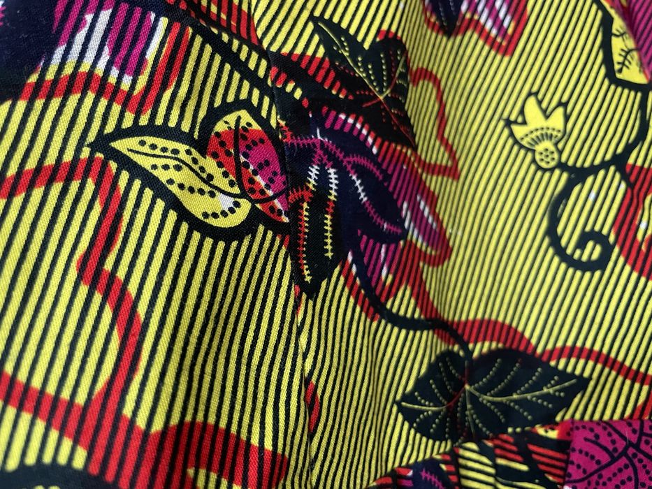 2бр пъстри африкански бохо топ блузи wax print L