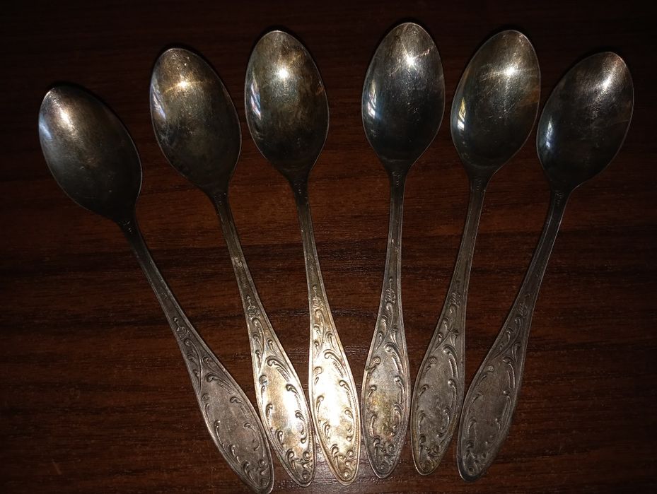 Посуда бу. Совецкий мельхиор.