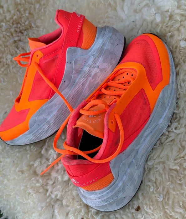 Adidas Stella McCartney уникални оригинални дамски сникърси цвят корал