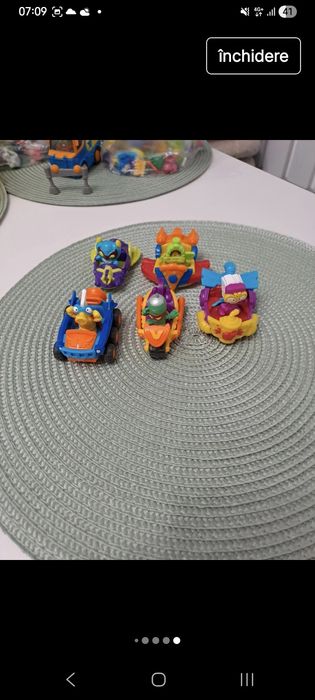 : Lot Figurine SuperThings + Vehicule (Eroi și Răufăcători)