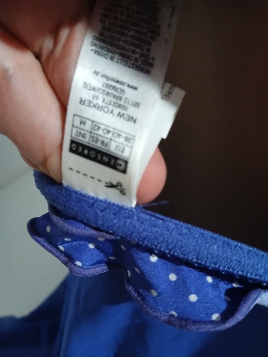 Виолетова дантелена нощница