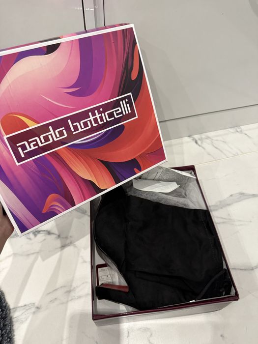 Дамски дълги ботуши 40