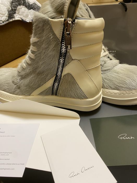 Rick Owens Geobasket Pony Hair