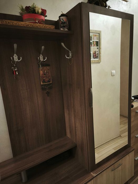 Портманто астра с кафяво