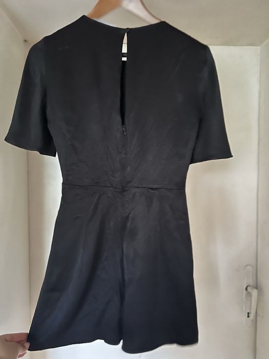 Гащеризон рокля в черен цвят zara зара