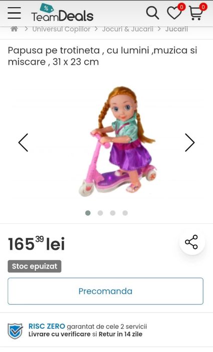 Păpușă interactivă