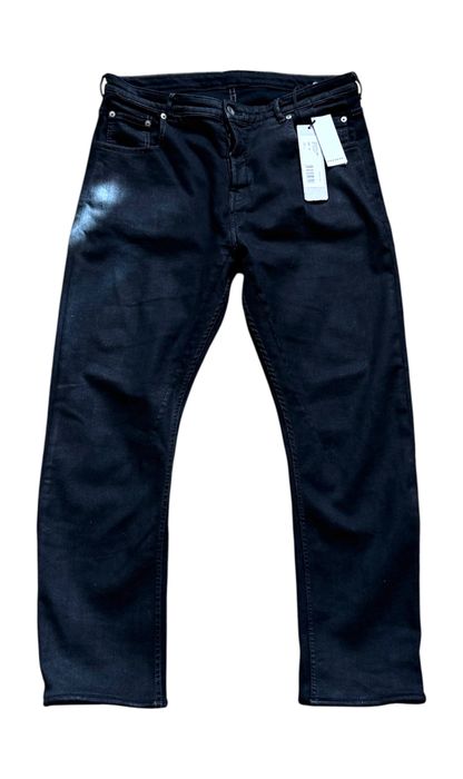 Jeanși DRKSHDW Rick Owens Detroit Cut- 34-36 - denim elastic.