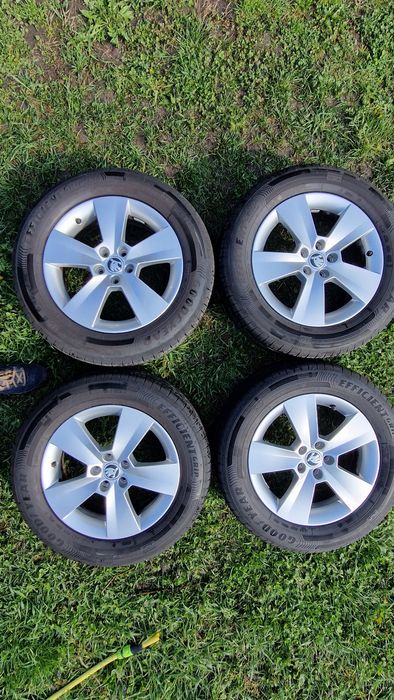 Roți  Skoda Kamiq, jante originale R16,  Vw T-Cross  Vw Taigo   Seat Arona,  cauciucuri anvelope  vară  205 60 16  7mm