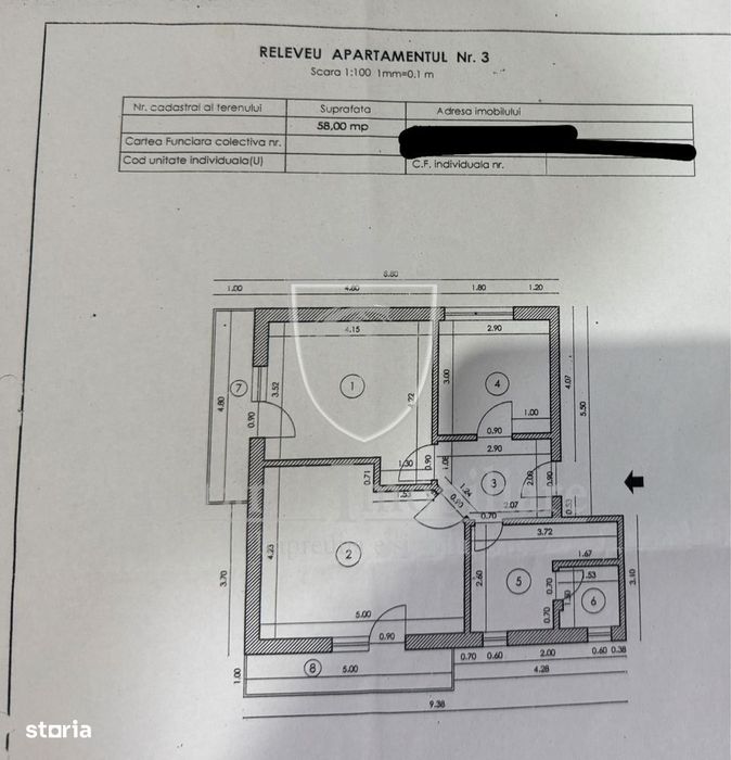 Apartament 2 camere de vanzare 58 mp, Zorilor zona Lunii - Mai multe