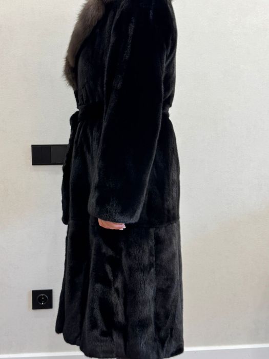 Шуба стриженная норка