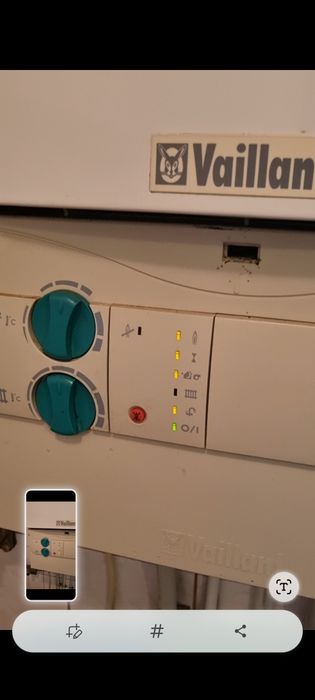 Centrala Vailant 24 KW in funcțiune