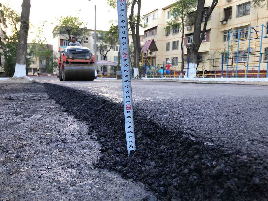 Асфальтирование дорог в Ташкенте и Таш областей