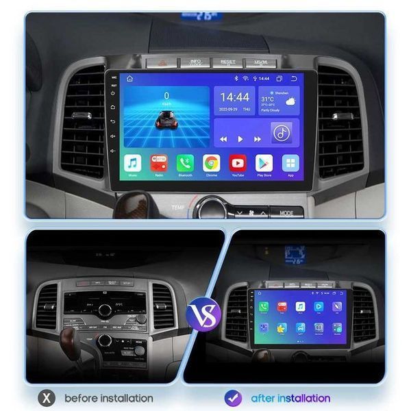 Toyota Venza 2008 - 2016  Мултимедия Навигация Android