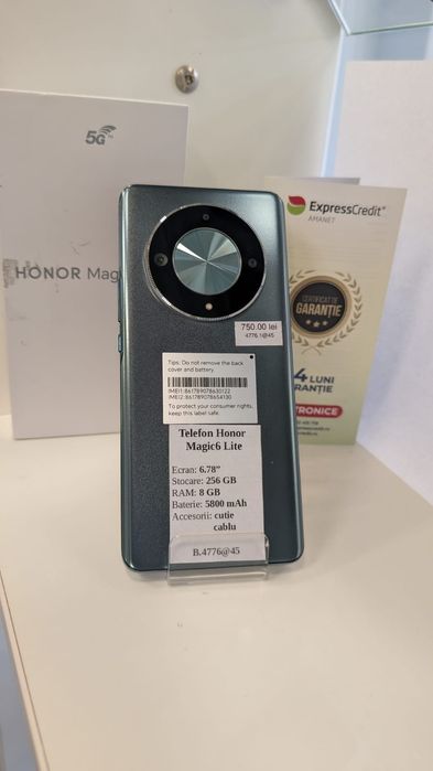 Honor Magic 6 Lite (Ag45 B.4776) - Garantie 2 ani!