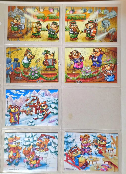 Продавам Киндер пъзели