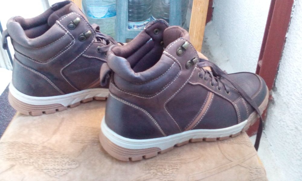 MatStar Мъжки зимни боти Естествена кожа 42-43