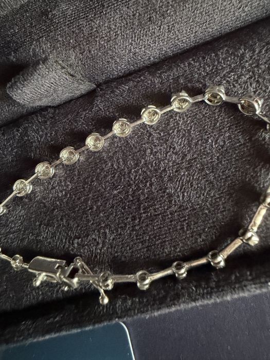 Златна с бяло злато и диаманти