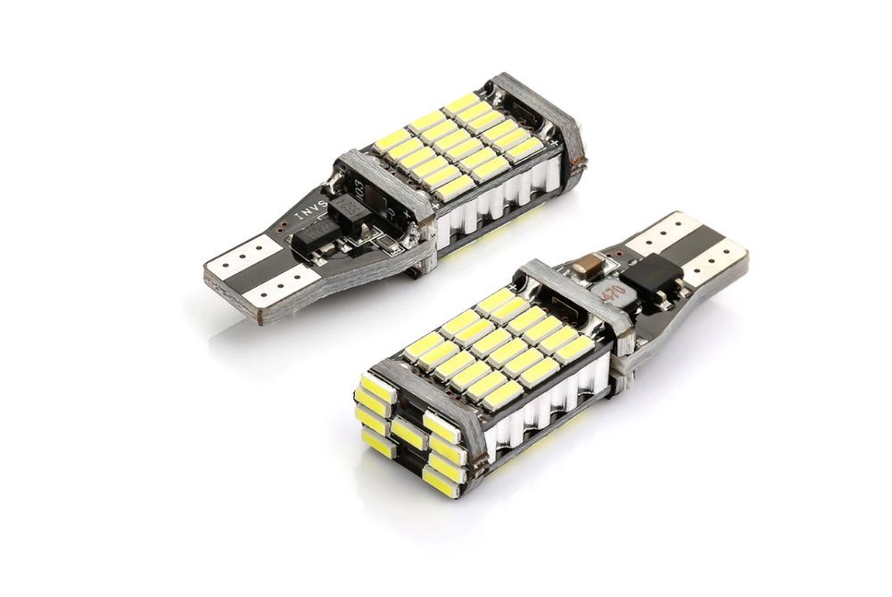 SET 2 Becuri canbus LED T15 W16W 4014 marsarier mers inapoi VW 45SMD