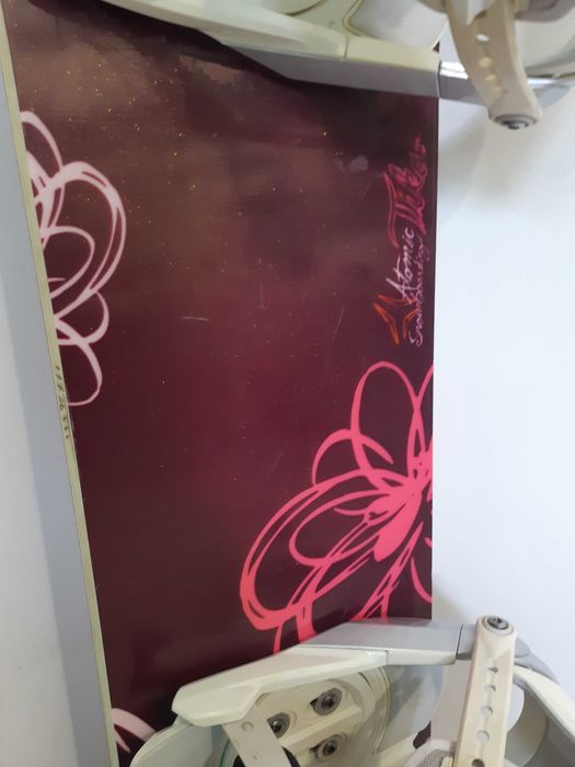 Placa snowboard Atomic 149 cm cu legaturi boots Burton