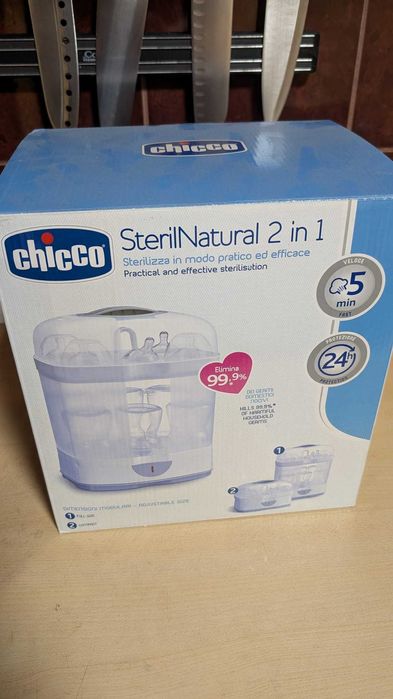 Sterilizator Chicco electric modular cu aburi Steril Natural 2in1