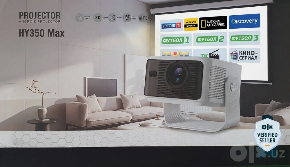 Проектор HY350 4K Android 1000 каналы  и фильмы Прошитый