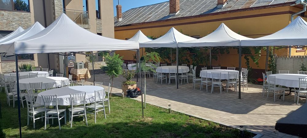 Inchiriere mese,scaune,pavilioane si veselă pt. orice tip de eveniment