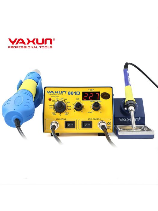 Паяльная станция YAXUN 881D 2 в 1 SMD 220 В/110 В BGA