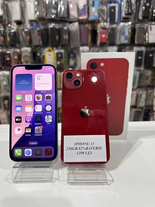 iSellStore Vâlcea: iPhone 13 Blue / Red - 128GB/256GB - Neverlocked