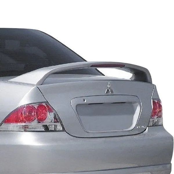Спойлер за багажник за Mitsubishi Lancer (2005+) с трети стоп - черен гланц