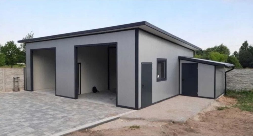 Vând garaj auto pe structură metalică la comanda clientului