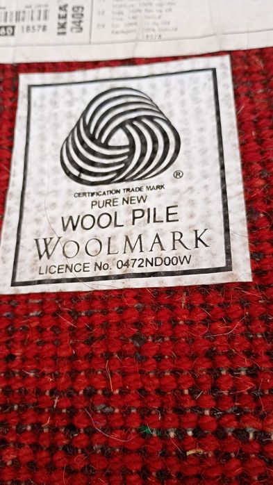 Covor lana lucrat manual